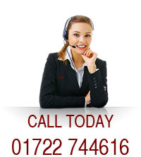 Call us today on 01722 744616