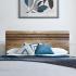 Fluted Wooden Bed Headboard.  - view 1